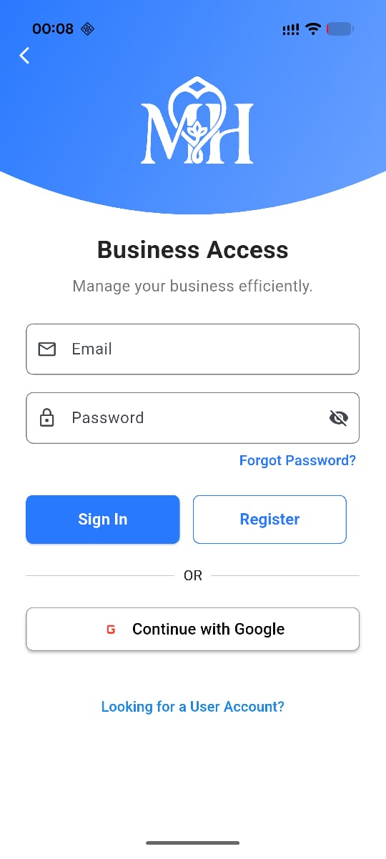 MajlisHub Business Mode