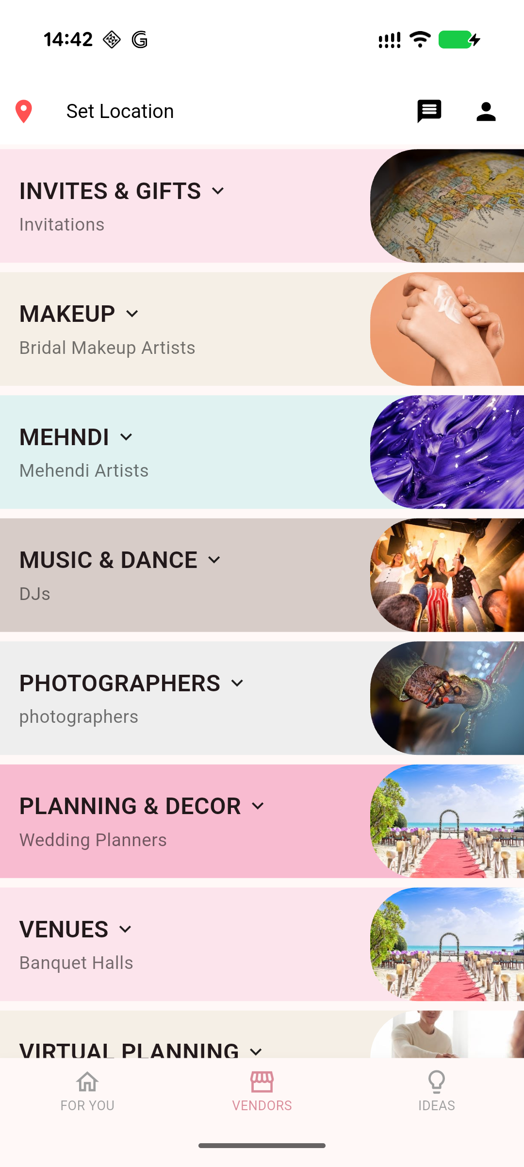 MajlisHub Vendor Search